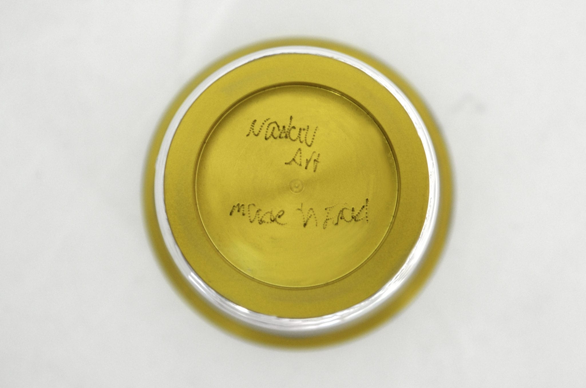 Engraved Name Kiddush Cup & Plate Set