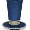 Engraved Name Kiddush Cup & Plate Set
