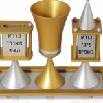 Stunning Anodized Aluminum Havdalah Set