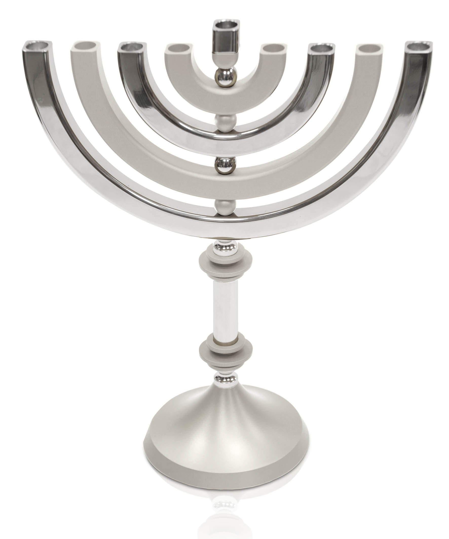 Kinetic Shiny Finish Menorah Candelabra