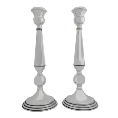 Extra Large Sterling Silver Candlesticks