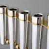 wondrous Modern Silver Hanukkah Menorah