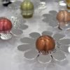 Shiny Salt & Pepper Shaker – Flower Shaped with Blessing