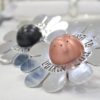 Shiny Salt & Pepper Shaker – Flower Shaped with Blessing