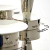 Designer Circular Modern Sterling Silver Seder Plate