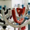 Solid Colorful Kinetic Menorah