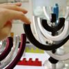 Solid Colorful Kinetic Menorah