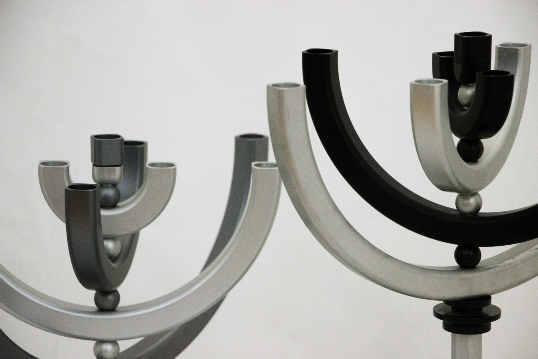 Mini Kinetic Matte Finish Menorah