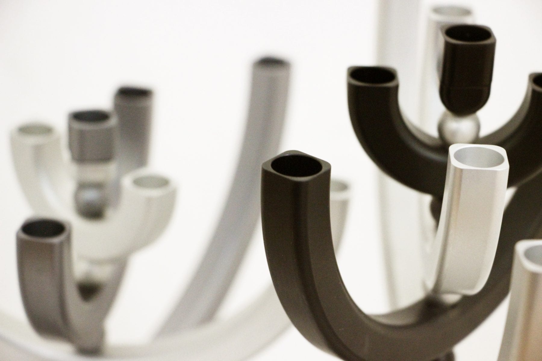 Mini Kinetic Matte Finish Menorah