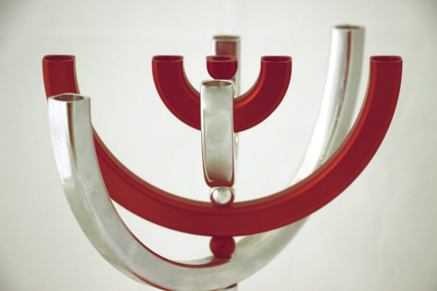 Mini Kinetic Matte Finish Menorah