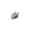 Sterling Silver Kotel Brickwork Dreidel – Custom Sizes