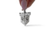 Sterling Silver Kotel Brickwork Dreidel – Custom Sizes