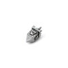 Sterling Silver Kotel Brickwork Dreidel – Custom Sizes