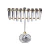 wondrous Modern Silver Hanukkah Menorah