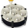 Extra Large Modern Silver Passover Seder Plate with Open Body