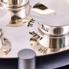 Extra Large Modern Silver Passover Seder Plate with Open Body
