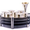 Contemporary Sterling Silver Seder Plate with 3 Tier (Copy)