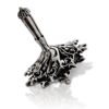 Fabulous Solid Hanukkah Silver Dreidel