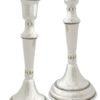 Double Sterling Silver Filigree Candlesticks Pairs
