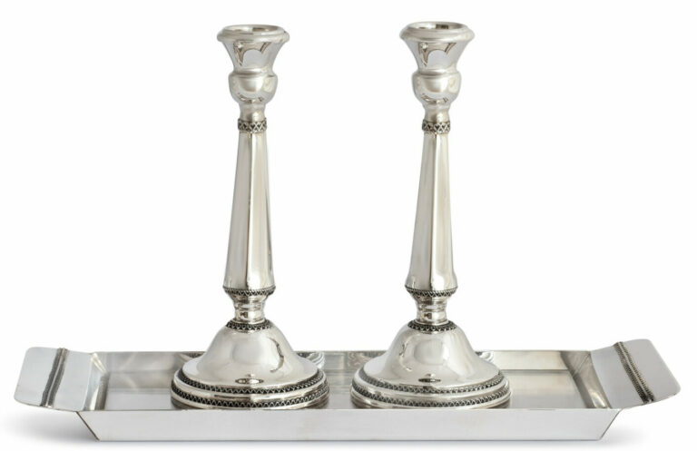 Traditional Sterling Silver Candle Holders
