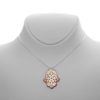 Sterling Silver and Anodized Aluminum Hamsa Necklace