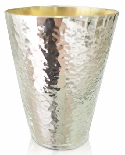 Raz Hammered Silver Liquor Cup
