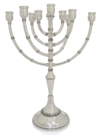 sterling silver Hanukkah Menorah
