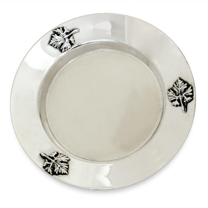 Classic Decorative Kiddush Plate
