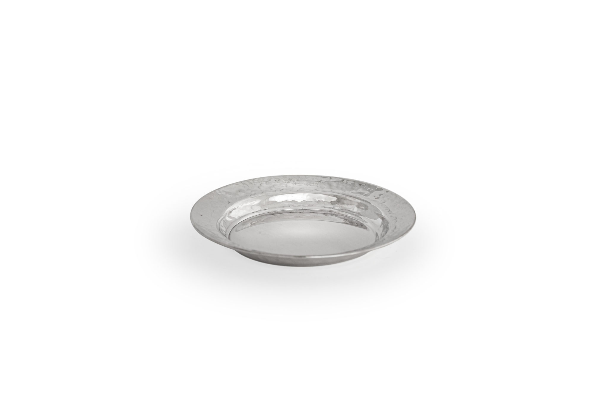 Sterling Silver Hammered Enameled Kiddush Cup