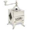 Coffee Grinder Silver Spice Box