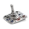 heavenly Enamel Hanukkah Dreidel