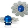 Shiny Salt & Pepper Shaker – Flower Shaped with Blessing