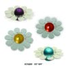Shiny Salt & Pepper Shaker – Flower Shaped with Blessing