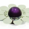 Shiny Salt & Pepper Shaker – Flower Shaped with Blessing