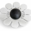 Shiny Salt & Pepper Shaker – Flower Shaped with Blessing