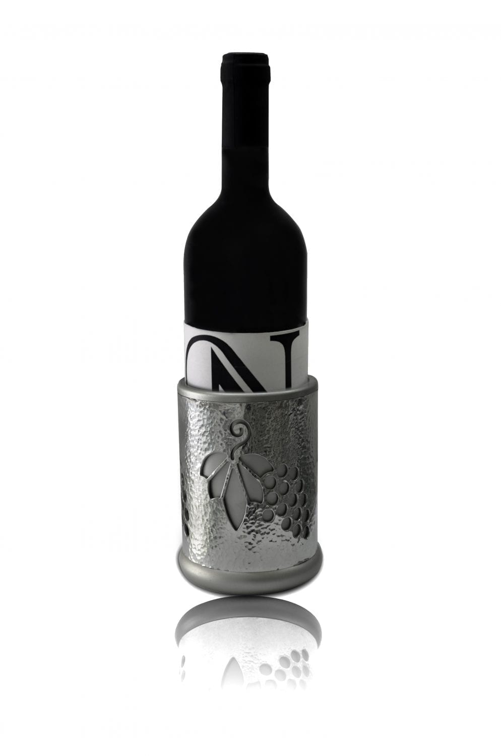 Modern Hammered Wine Holder