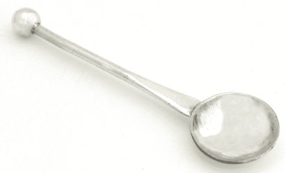 Custom Emgraving Tiny Sterling Silver Spoon