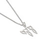 Sterling Silver Hollow Chai Pendant