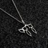 Sterling Silver Hollow Chai Pendant Sterling Silver Hollow Chai Pendant - NADAV ART