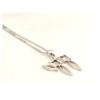 Sterling Silver Hollow Chai Pendant