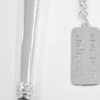Silver Personalized tag for Torah pointer