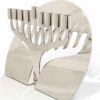 Shiny finish Bends Aluminum Chanukia Menorah