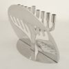 Shiny finish Bends Aluminum Chanukia Menorah