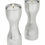 Medium-Size Sterling silver thick Candlesticks