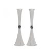 Large Candlesticks Eilat Stones With Tray