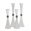 Silver Candlesticks with Eilat Stones