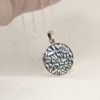 Colourful Enamel 925 Sterling Silver Shema Israel Necklace