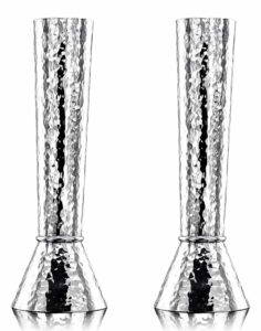 Sterling silver Hammered Candlesticks