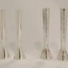 9 Inches Sterling Silver Hammered Candlesticks