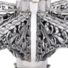 Luxurious Stones and Filigree Candelabra From Sterling Silver